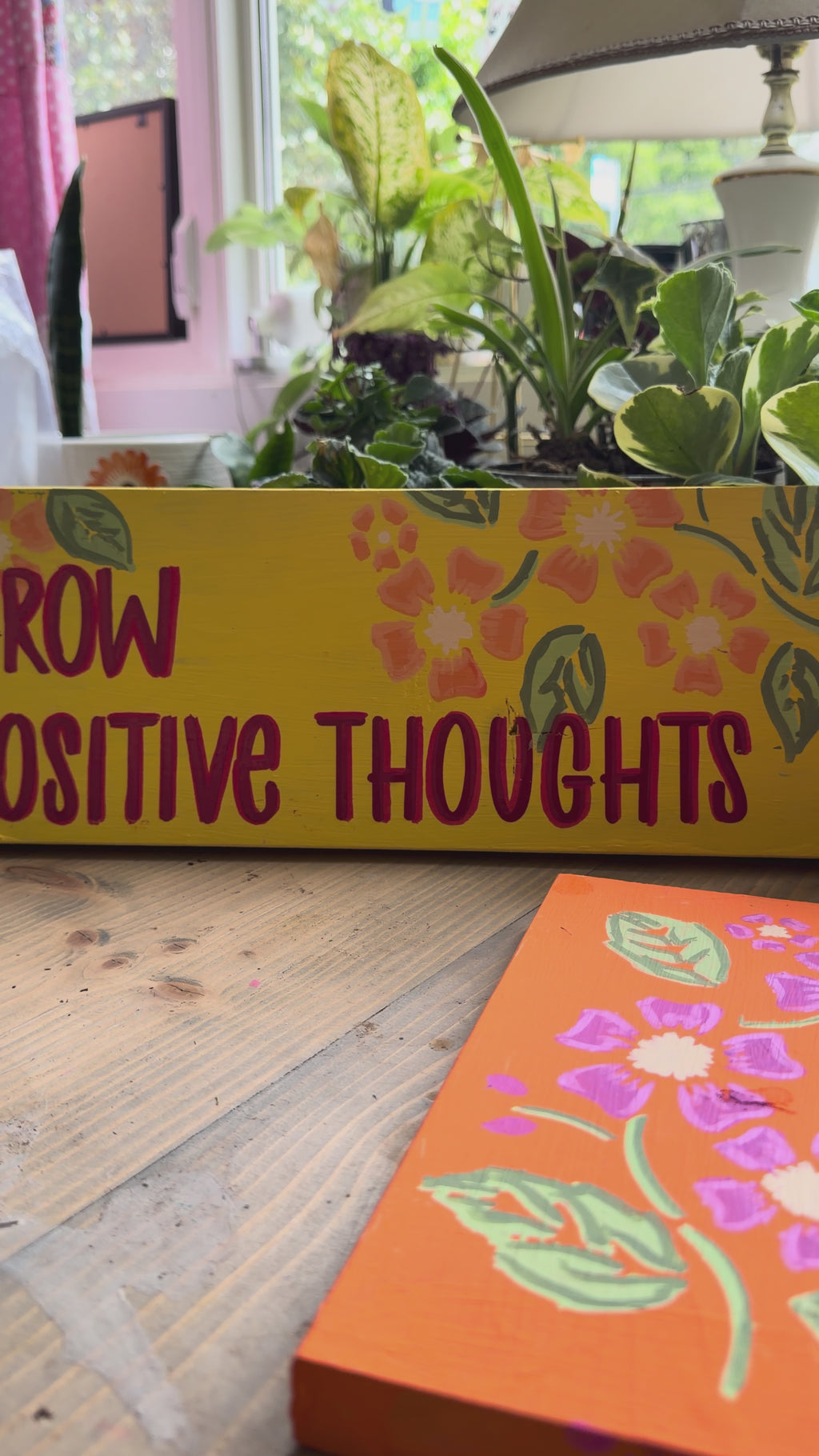Garden Sign - Grow Positive Thoughts