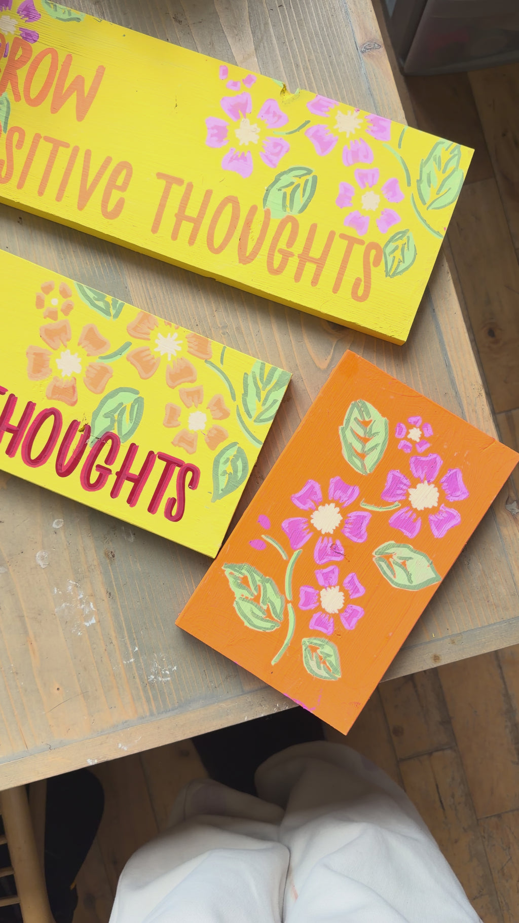 Garden Sign - Grow Positive Thoughts